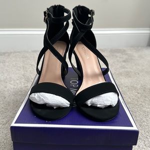 Top Moda Black Sandals